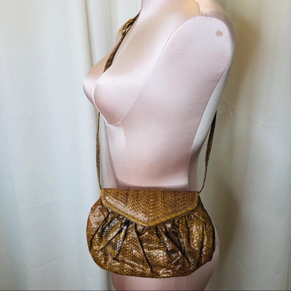 Vintage Tokyo Crossbody/Clutch Genuine Snakeskin